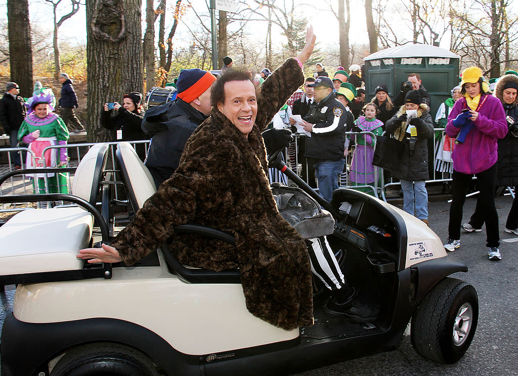 Richard Simmons pictured at the 87th Annual Macy's Thanksgiving Day Parade on Nov. 28, 2013, in New York City. (Photo: Laura Cavanaugh/Getty Images)