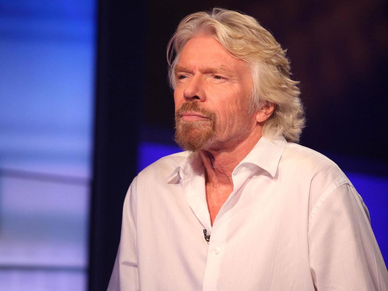 Richard Branson, who dropped out of school at 16, says his dyslexia was 'treated as a handicap: my teachers thought I was lazy and dumb, and I couldn't keep up or fit in': Rob Kim/Getty Images