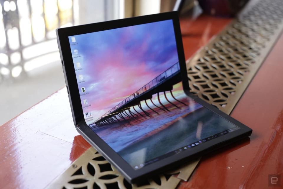 Lenovo ThinkPad X1 foldable concept PC