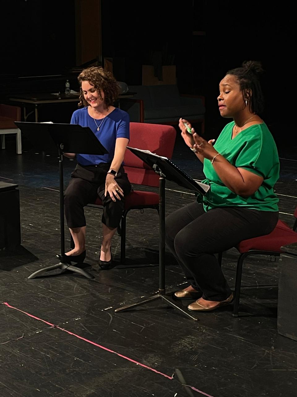 Marci Duncan’s production, "Dissonance," revolves around two longtime friends, Marci, played by Duncan, and Lauren, played by Kerry Sandell, and opens Aug. 18, 2022 at Ronald O. Davis Acting Studio.