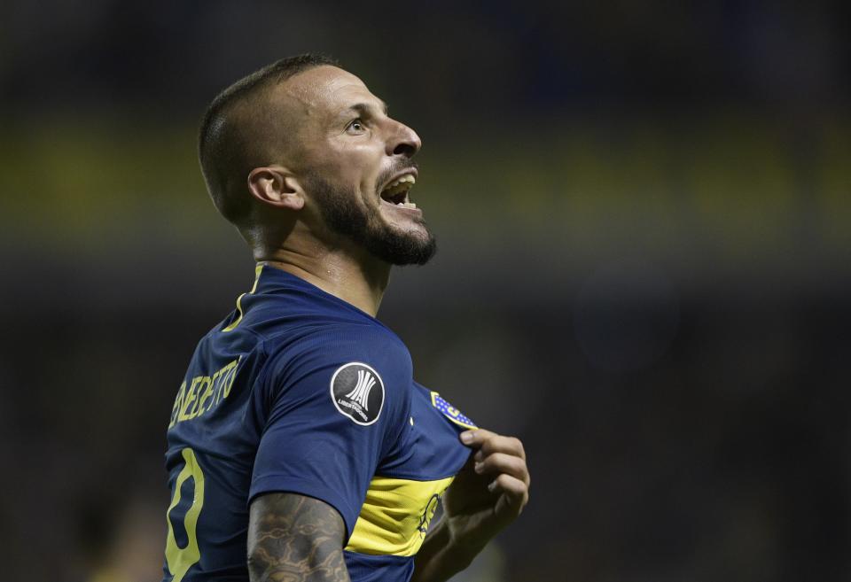 Le nouvel attaquant de l'OM, Dario Benedetto (AFP).