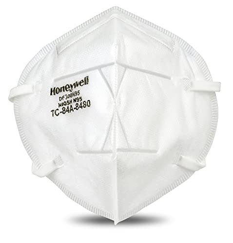 Honeywell Safety NIOSH-Approved N95 DF300 Flatfold Respirator, 20-pack (RAP-74038), White,One S…