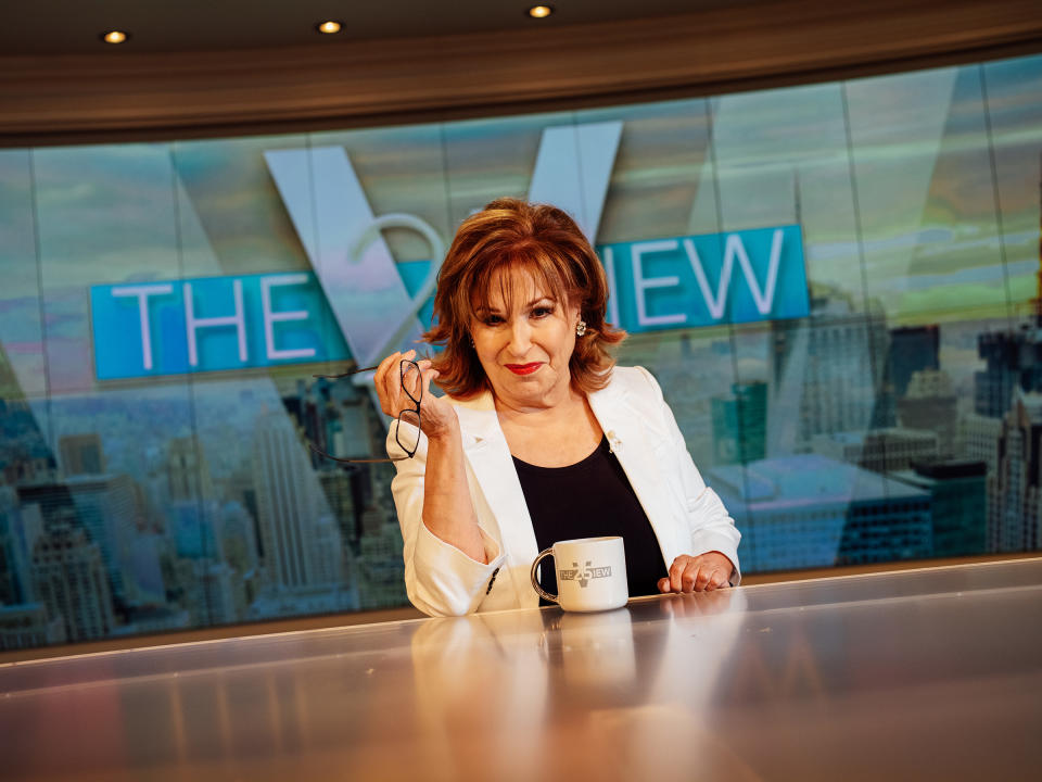 Joy Behar in the studio for The View on May 20, 2022.<span class="copyright">Peter Fisher for TIME</span>