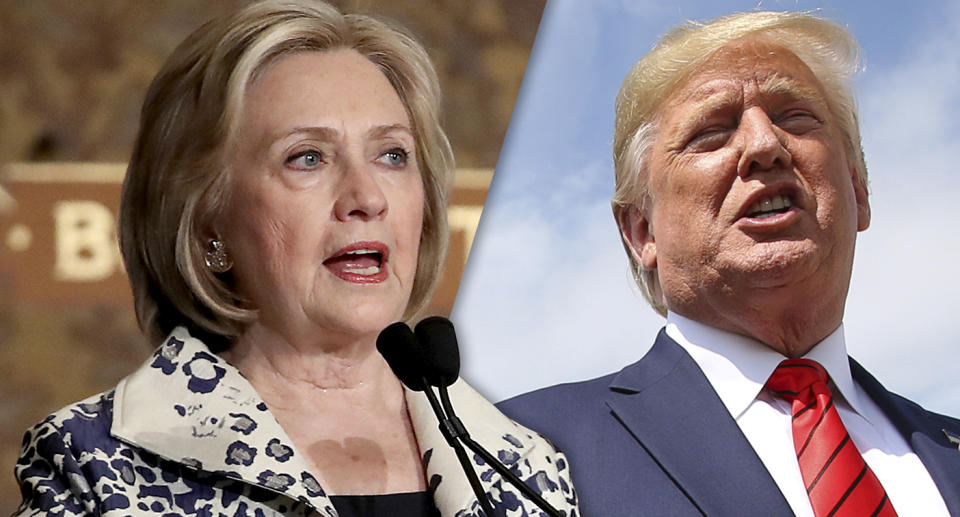 Hillary Rodham Clinton and President Donald Trump. (Photos: Win McNamee/Getty Images, Jonathan Ernst/Reuters)