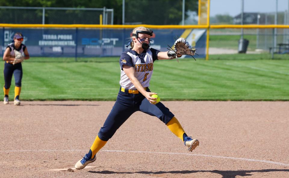 Unity Nelson pitched a no-hitter against Milan Thursday. Whiteford swept a doubleheader 1-0 and 8-4 Thursday.