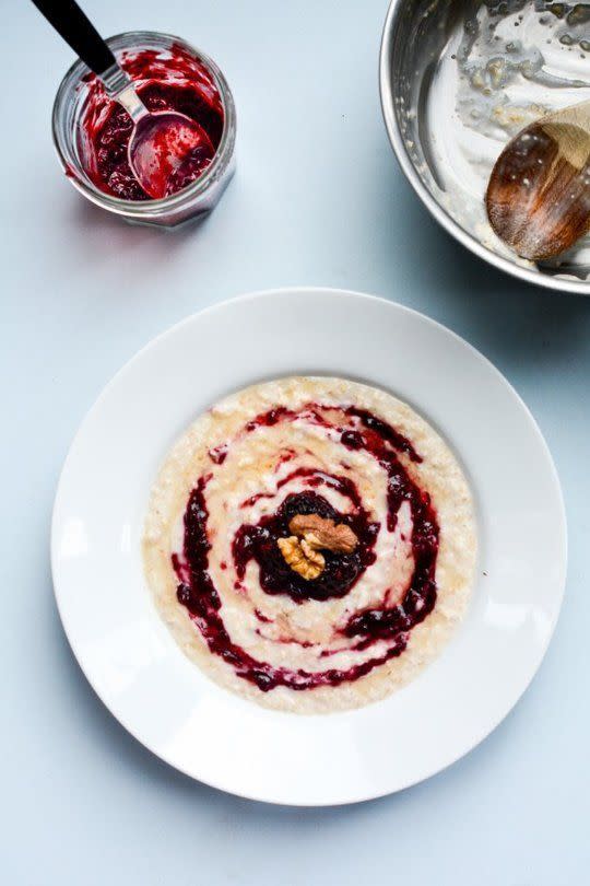 Coconut and Blackberry Porridge