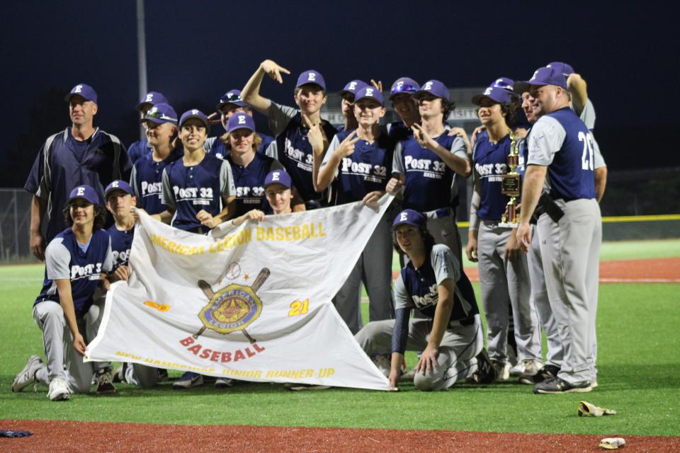 Exeter Post 32 Junior Legion team came  in second place in American Junior Legion Tournament in 2021.