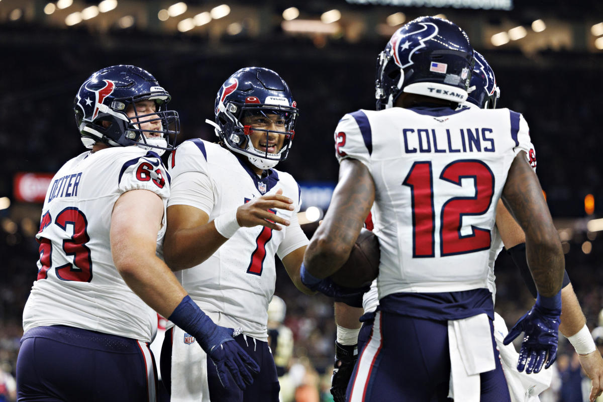 Stroud has scoring pass as Texans beat Saints 17-13