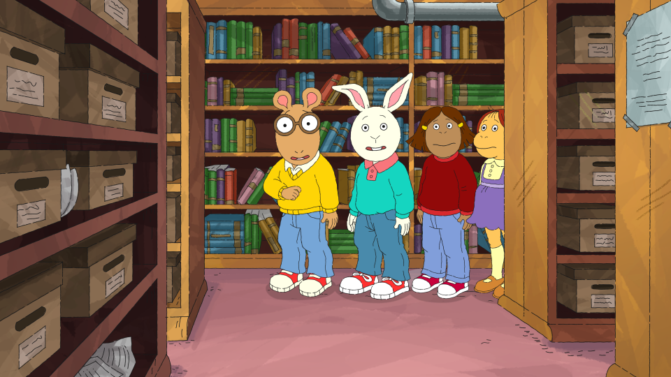 Arthur, Buster, Francine and Muffy in “All Grown Up.” - Credit: PBS