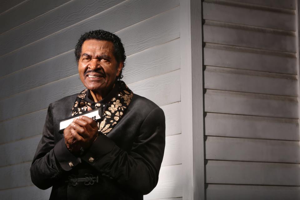 Bobby Rush at the Mississippi Agriculture and Forestry Museum in Jackson, Mississippi for the album "Sitting on top of the Blues." Rush will be one of the artists at Tallahassee's Word of South April 21-23, 2023.