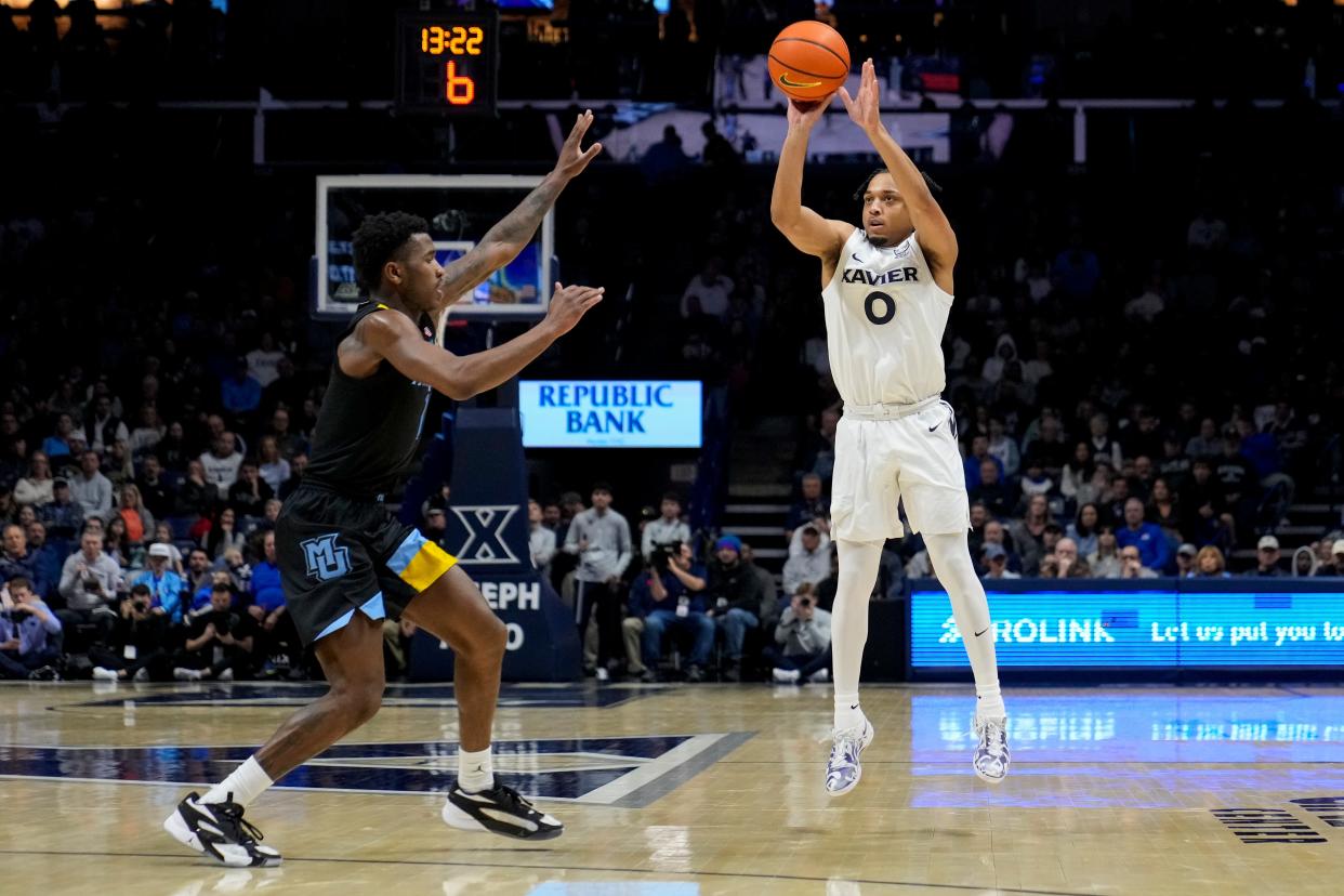 Xavier guard Trey Green buried 38 3-pointers as a freshman last season.