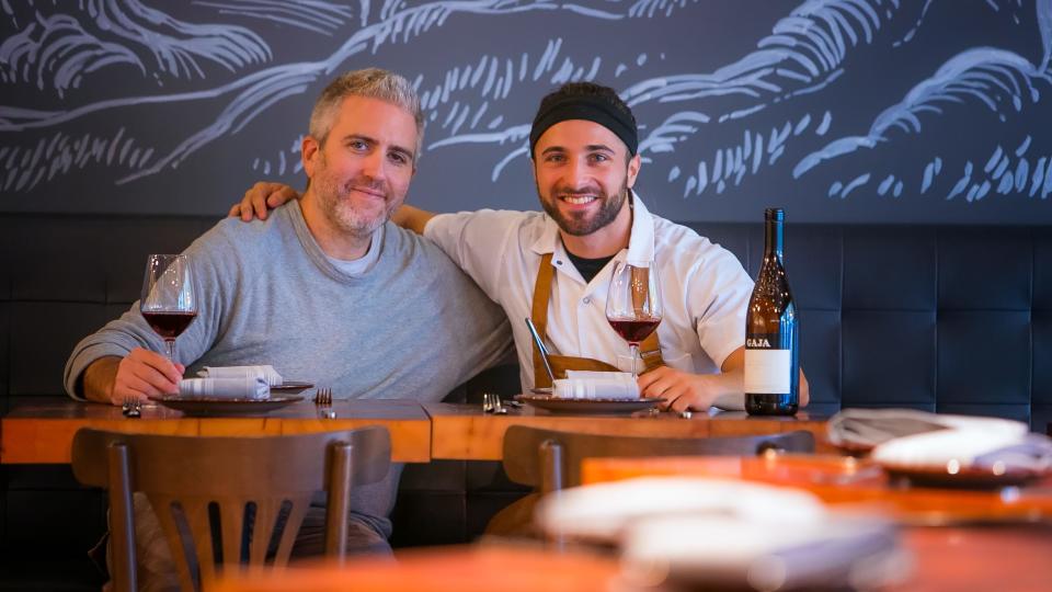 Scott Stein (left) and Chef Antimo DiMeo