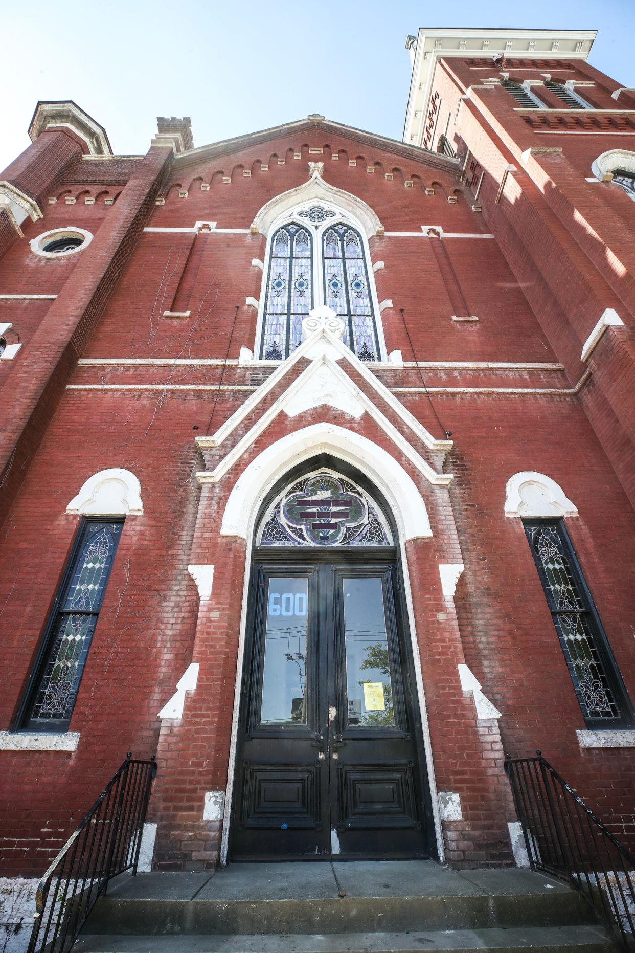 The former Market Street United Methodist Church at 600 E. Market Street is set to become home to a brand center for Heaven's Door Spirits.