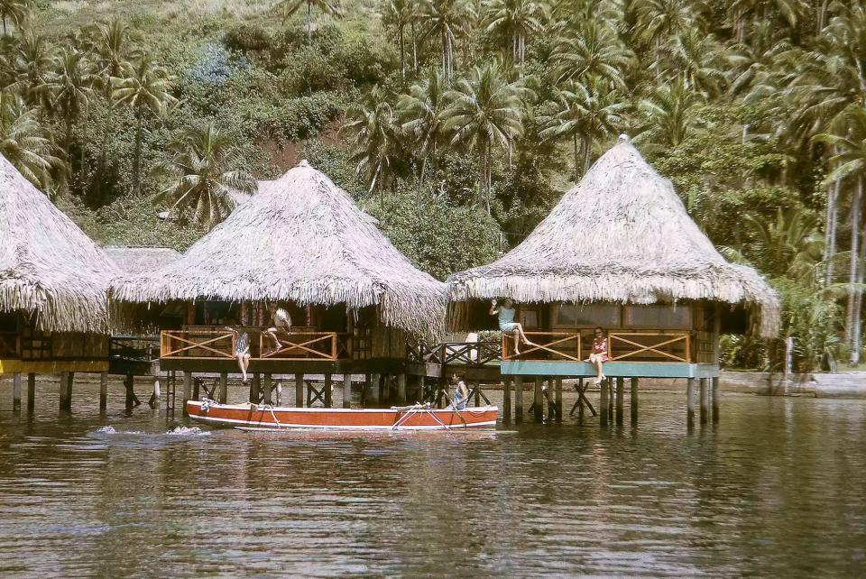 The original overwater bungalows.