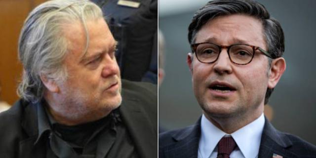 Steve Bannon Tells Mike Johnson To ‘Put Down Your Bible’ (crooksandliars.com)