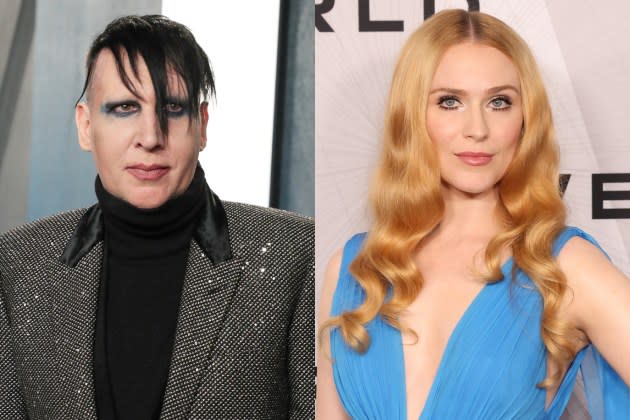 Marilyn Manson, Evan Rachel Wood - Credit: Chelsea Lauren/WWD/Penske Media/Getty Images;  Taylor Hill/Getty Images