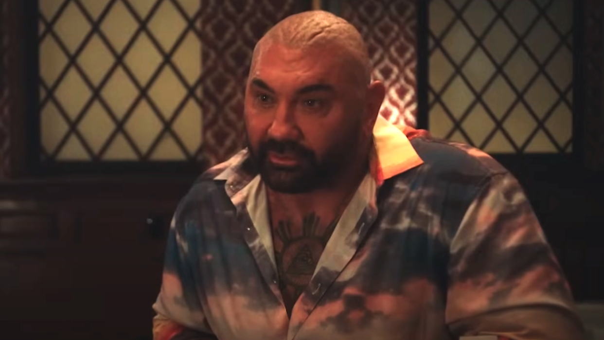  Dave Bautista in Parachute. 