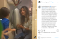 <p>La modella e conduttrice ha fatto un tuffo nel passato riguardando le foto della sua infanzia, ma ha parlato anche del suo futuro a fianco del nuovo compagno, l’hairstylist Antonino Spinalbese dal quale aspetta una bambina. Belen è incinta della secondogenita Luna Marie che dovrebbe nascere a luglio.</p> 