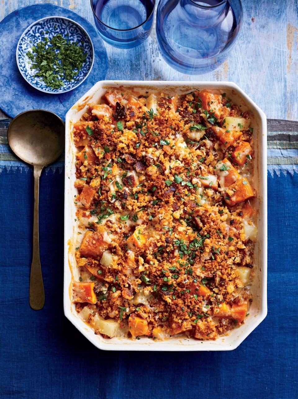 Pumpkin-and-Winter Squash Gratin