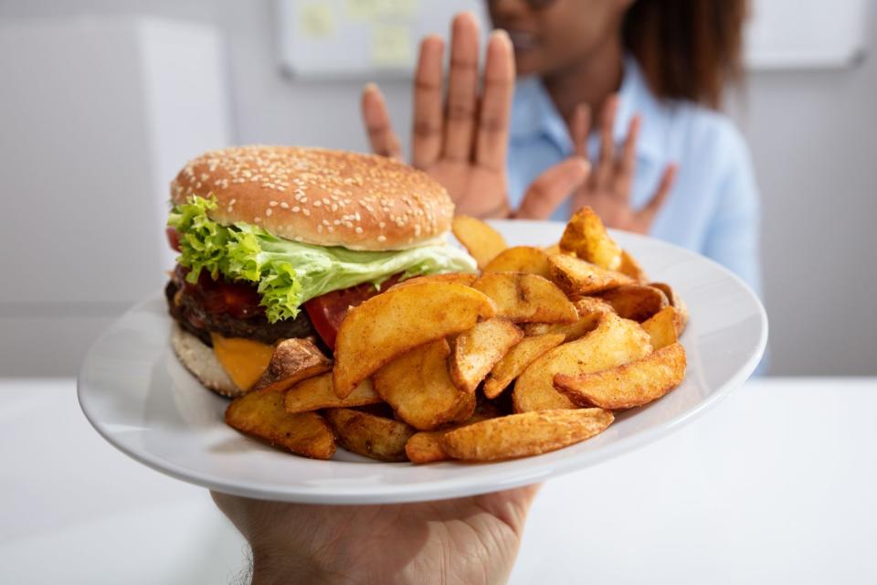 Zu üppige Mahlzeit