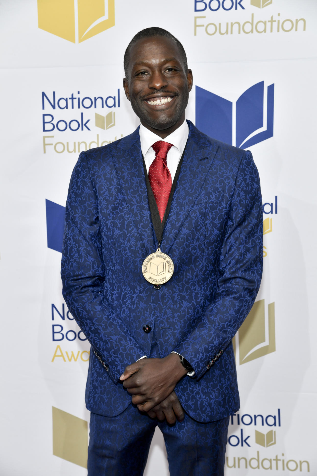Poetry finalist Roger Reeves attends the 73rd National Book Awards, at Cipriani Wall Street on Wednesday, Nov. 16, 2022, in New York. (Photo by Evan Agostini/Invision/AP)