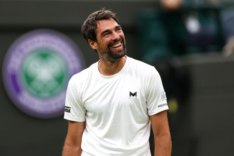 Chardy, playing his last singles match, fought valiantly in the third set but nonetheless bowed out (Getty Images)