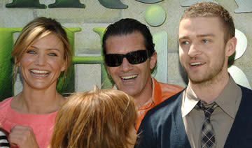 Cameron Diaz , Antonio Banderas and Justin Timberlake at the Los Angeles premiere of DreamWorks' Shrek the Third