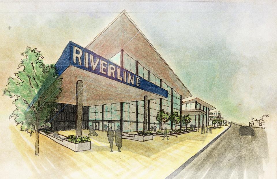A sketch rendering of the Riverline Center