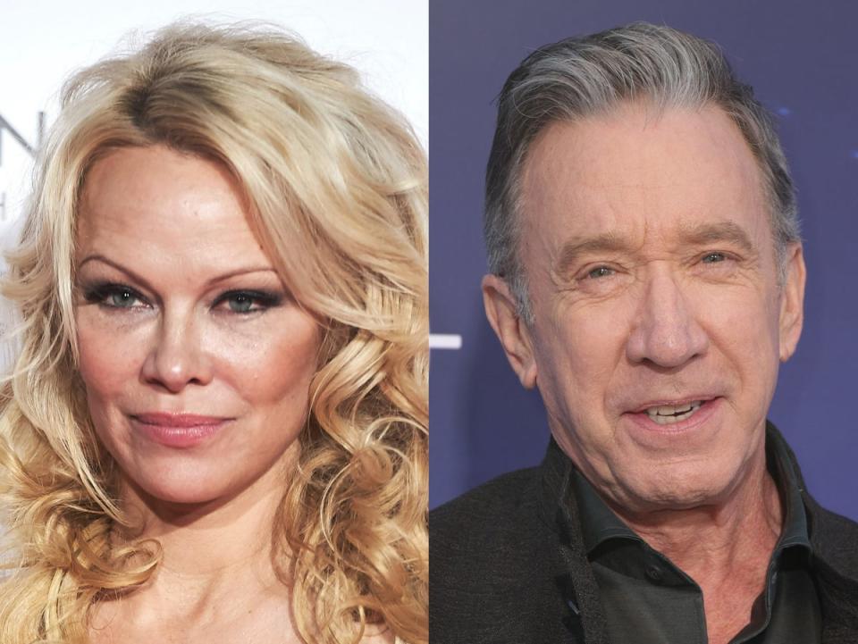 Pamela Anderson has claimed Tim Allen flashed her when she was 23 years old (Getty)