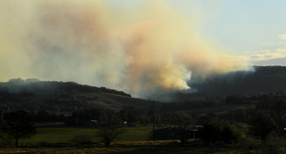 A firefighting helicopter has crashed on the NSW South Coast while fighting fires near Ulladulla. Source: AAP (File pic)