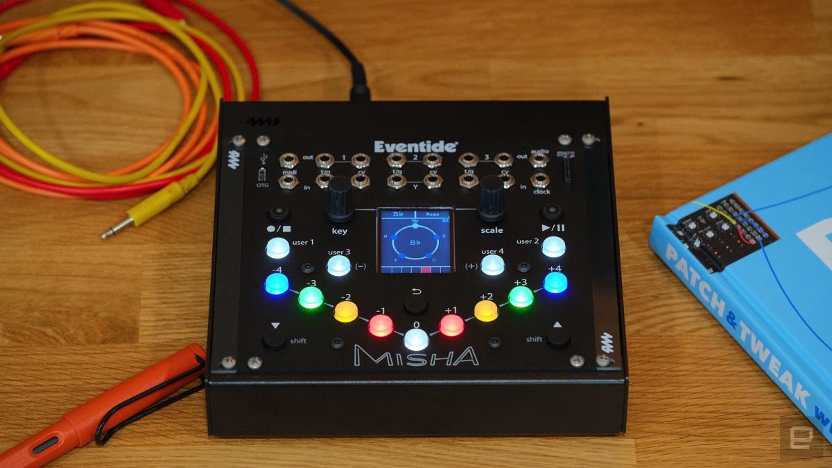 Eventide Misha review: A playful sequencer that says to hell with tradition - engadget.com