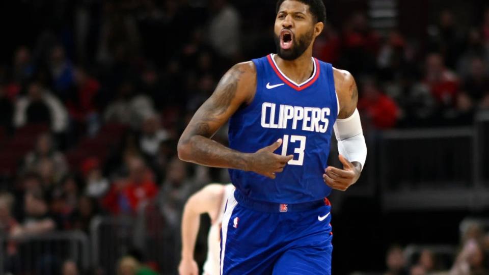 <div>Paul George #13 of the LA Clippers. (Photo by Quinn Harris/Getty Images)</div> <strong>(Getty Images)</strong>