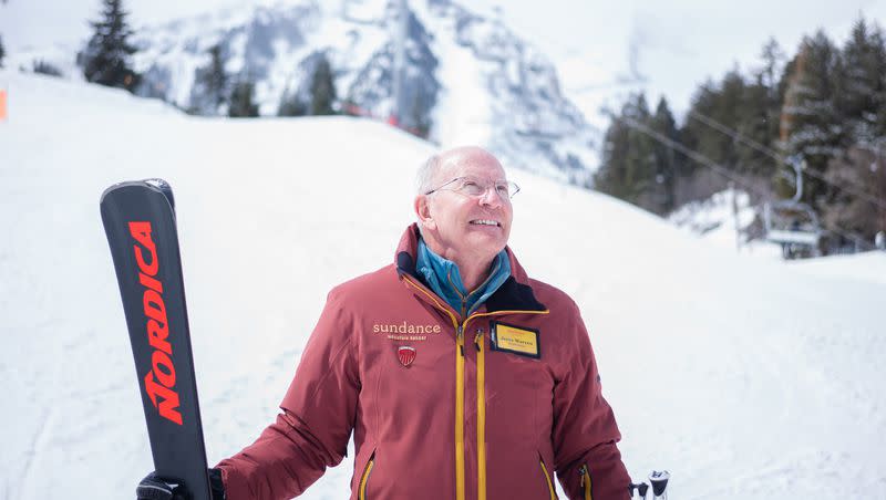 Jerry Warren, Sundance’s director of skiing, poses for a portrait at Sundance Ski Resort in Sundance on Thursday, March 30, 2023.