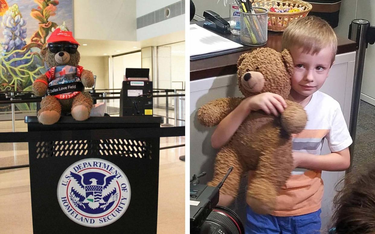 Dallas Love Field Airport Lost and Found Teddy Bear