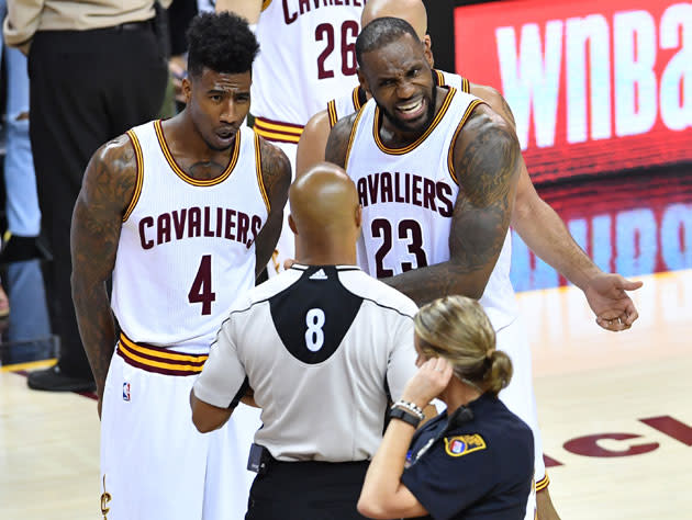 “Listen. For the last time, this is NOT Jimmy Butler.” (Getty Images)