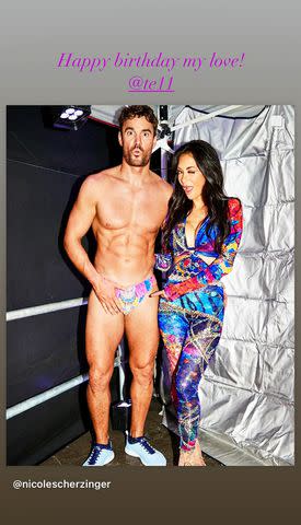 <p>Nicole Scherzinger/Instagram</p> Thom Evans and Nicole Scherzinger