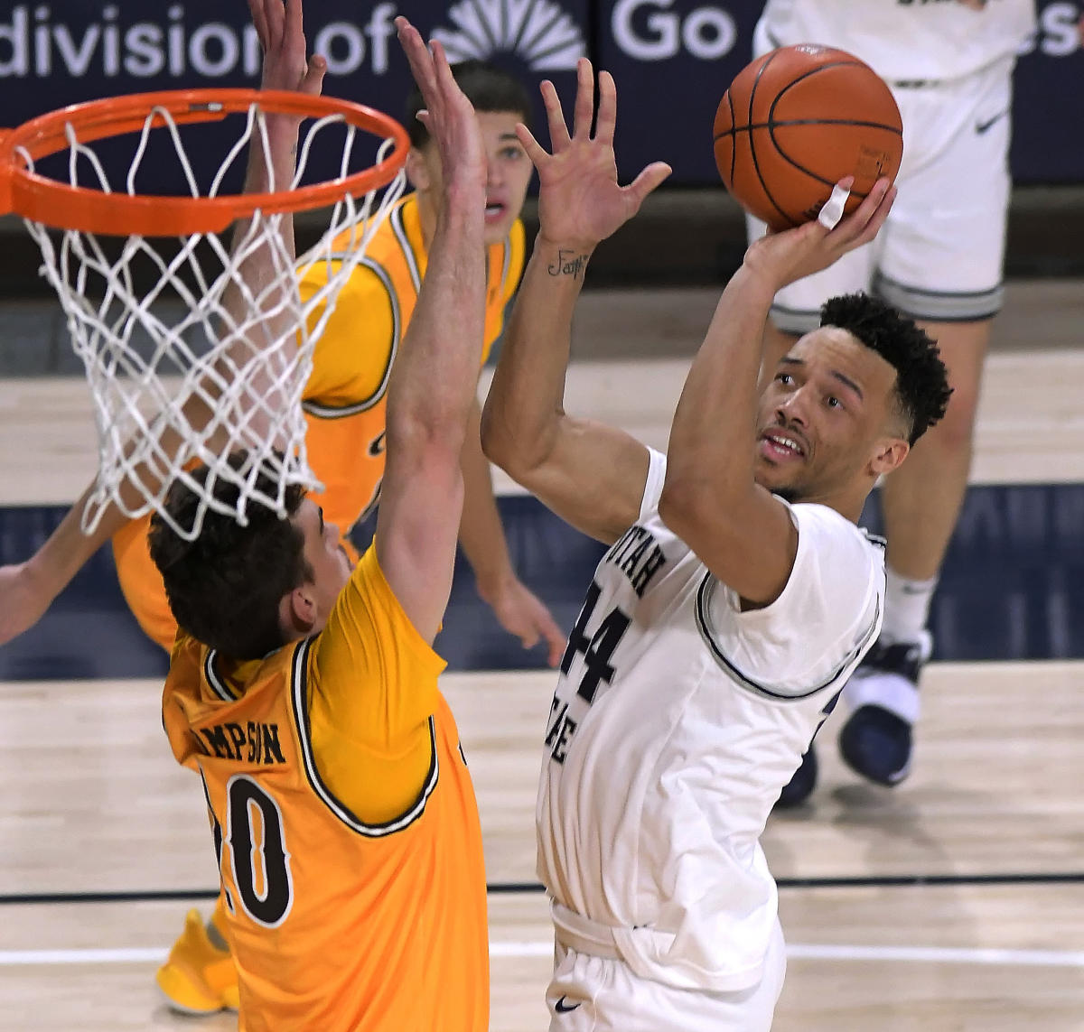 Utah State guard wears No. 44 jersey because of his love for Wendy's