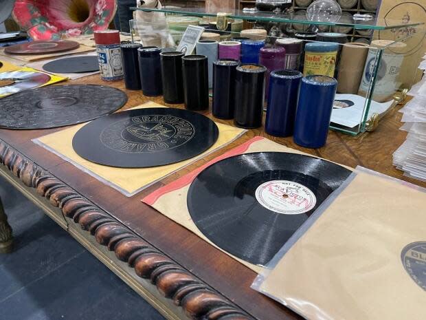 Jeff Kiss's collection, which is a family accumulation of more than 60 years, includes vinyl records and cylinders