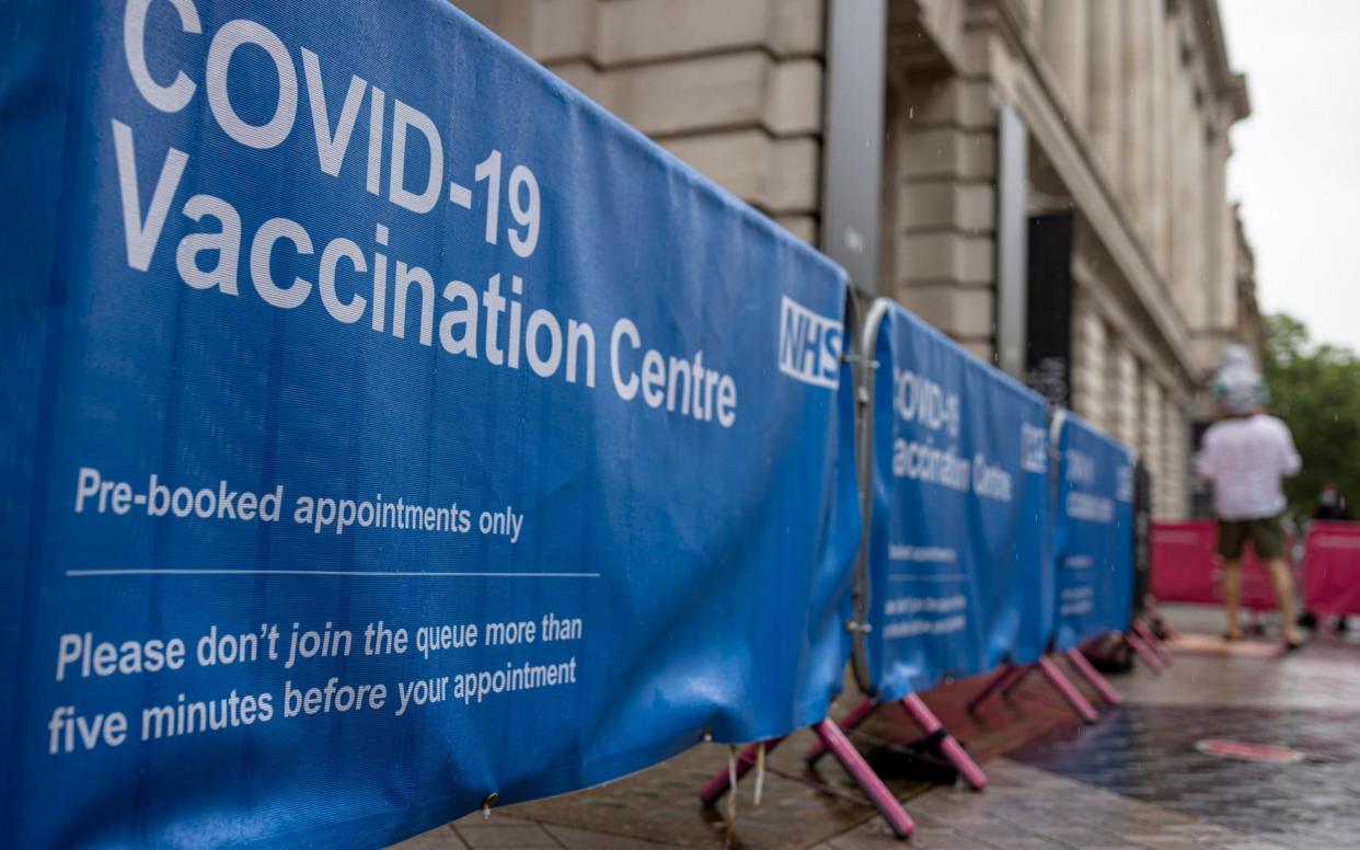 The vaccination centre at the Science Museum in Kensington, London - Rob Pinney/Getty 