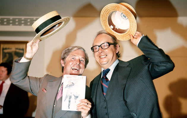 <b>Bring Me Morecambe & Wise (Wed, 9pm, Gold)</b><br>Fans of Britain’s best-loved comedy duo are in for a treat with this five-part tribute to Eric and Ernie. An impressive array of showbiz talent gathers to pay homage and attempt to define what made them so successful: at their peak, 28 million viewers were turning in to see the double act. Long-time fan Victoria Wood – who starred in the superb biopic ‘Eric And Ernie’ – narrates the five-parter, which features rare and unseen footage divided into episodes called From Stage To Screen, The Guests, At Home, The Plays, and The Christmas Specials. David Baddiel, Ben Elton, Chris Tarrant, Stephen Mangan and Hugh Dennis are just some of the big names sharing their memories, while Eric's wife Joan reveals a bit about the private life of the comedy genius, including an intriguing anecdote about how he carried a savagely negative early review around with him (literally, in his jacket pocket) for his whole career.