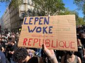 <p>"Le Pen est une woke qui veut déconstruire la République"</p> 