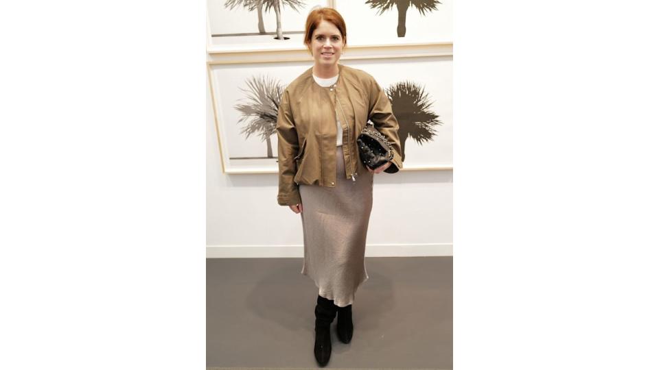 Princess Eugenie full length at Frieze Art Fair