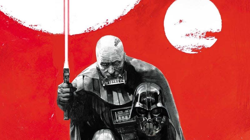 Alex Maleev's cover for Star Wars: Darth Vader--Black, White, & Red #1. 