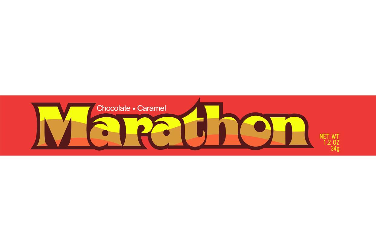 Marathon Candy Bar wrapper re-creation - 1970's