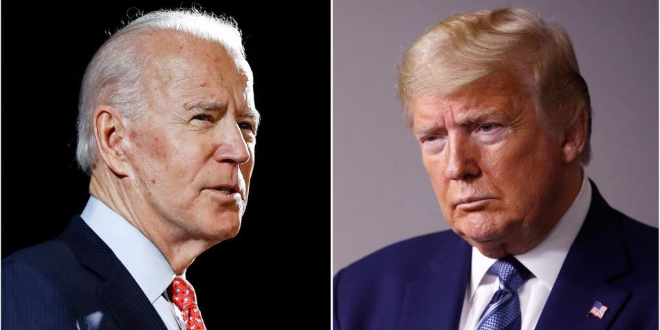 Joe Biden and Donald Trump