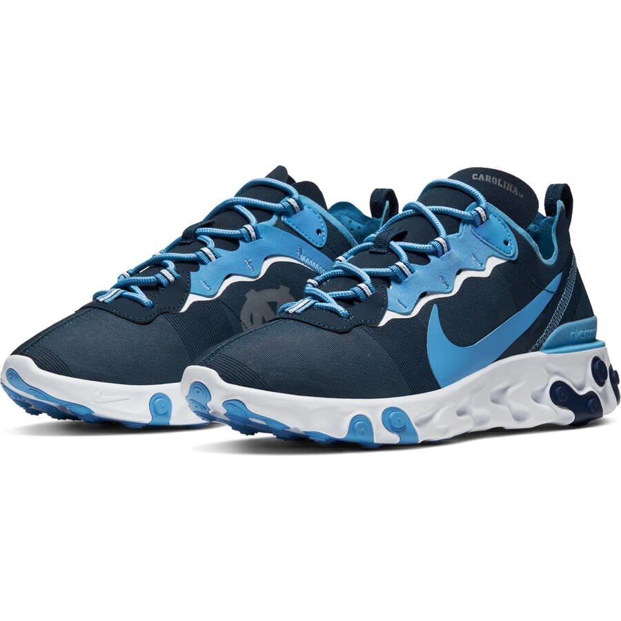 North Carolina Tar Heels React Element 55 Sneakers