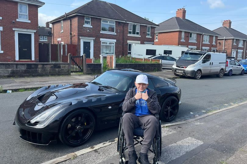 Christopher Tolley, 12, is fundraising for the children’s oncology ward (217) at the Royal Stoke Hospital.
The Star Bikers helped super car and bike enthusiast Christopher to raise over £300