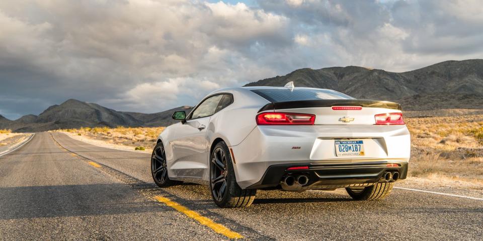 <p>Like the Mustang, the Camaro can make for a great entry-level track car. The track-ready 1LE trim is offered with every engine. We recommend starting with the turbo-four model to learn how to carry momentum before moving up to <a href="https://www.ebay.com/itm/2019-Chevrolet-Camaro-SS-1LE-TRACK-PERFORMANCE-PACKAGE/153763021254?hash=item23ccfd81c6:g:kb4AAOSwmXtd9mu1" rel="nofollow noopener" target="_blank" data-ylk="slk:one with a V-8 under the hood;elm:context_link;itc:0;sec:content-canvas" class="link ">one with a V-8 under the hood</a>. </p>