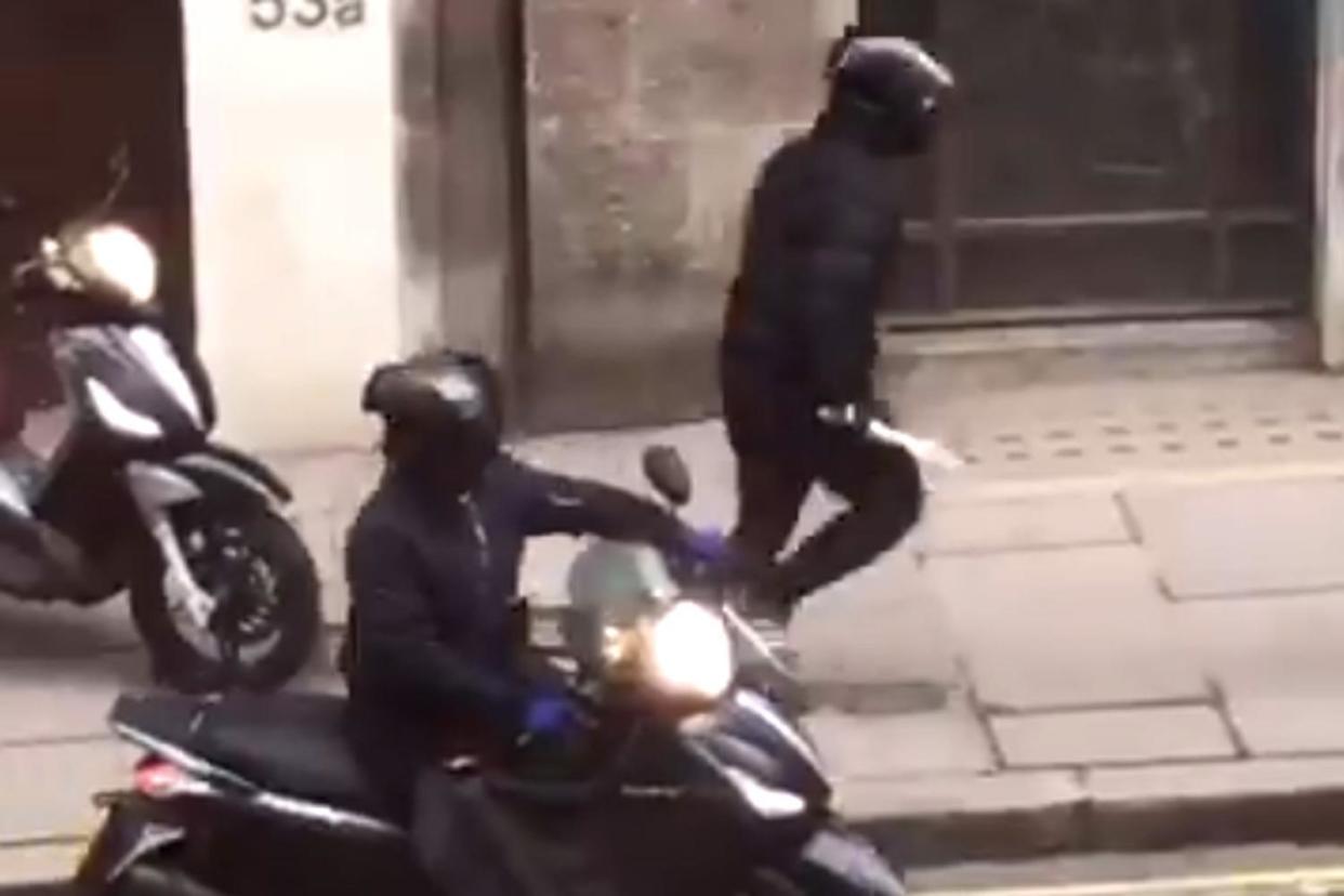 London has seen a rise in crimes committed by people using mopeds: @marcneedoff