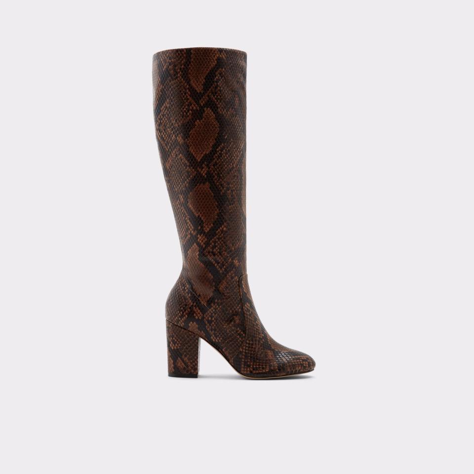 Aloessa Brown Knee-high Boots